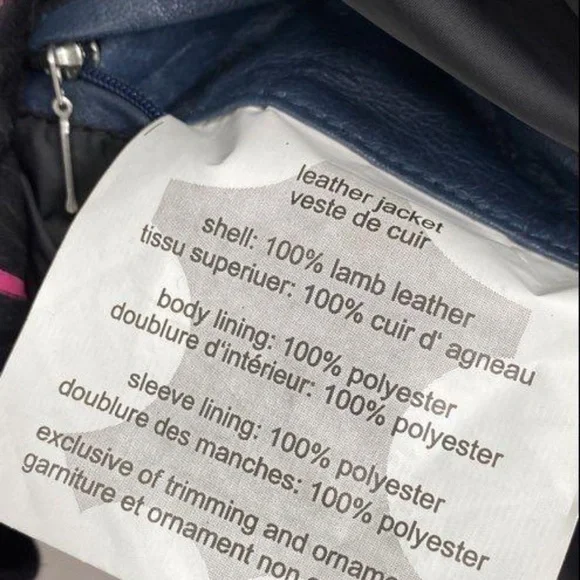 Mauritius Teal Leather Moto Jacket Cropped Biker Gold Hardware Small - Picture 10 of 11